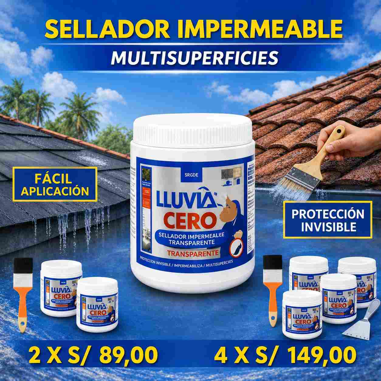 Lluvia Cero - Sellador Impermeable